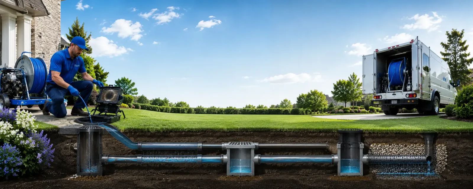 Outdoor drain cleaning information for Quaker City, OH